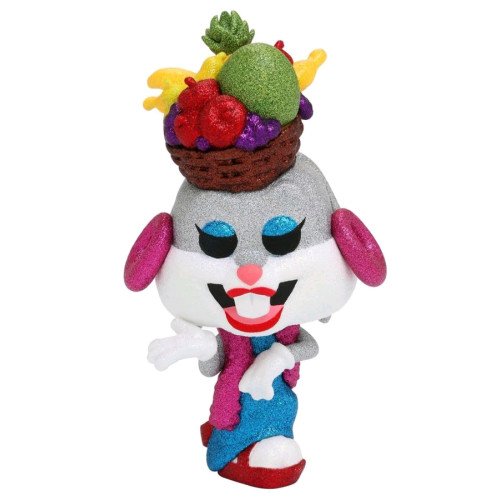 Looney Tunes - Bugs Fruit Hat Diamond Glitter Exclusive Pop! Vinyl