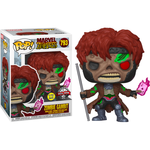 Marvel Zombies - Gambit Zombie Glow in the Dark Pop! Vinyl Figure