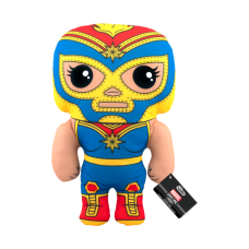 Marvel: Lucha Libre Edition - La Estrella Cosmica Captain Marvel 17 Inch Plush