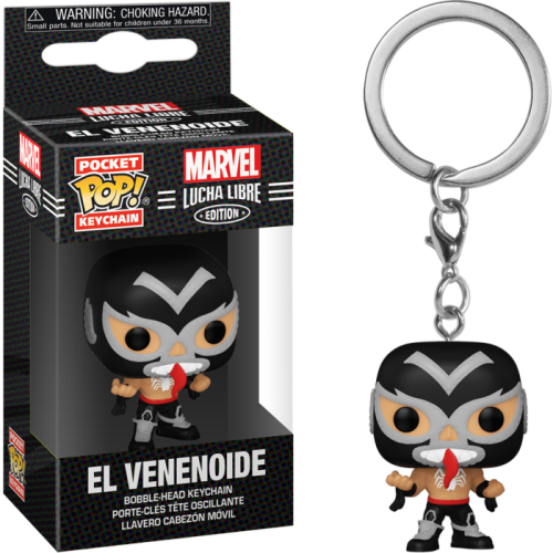 Marvel: Lucha Libre Edition - El Venenoide Venom Pocket Pop! Vinyl Keychain