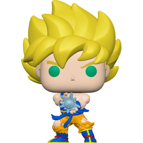 Dragon Ball Z - Super Saiyan Goku with Kamehameha Wave Glow Pop! Vinyl Figure 