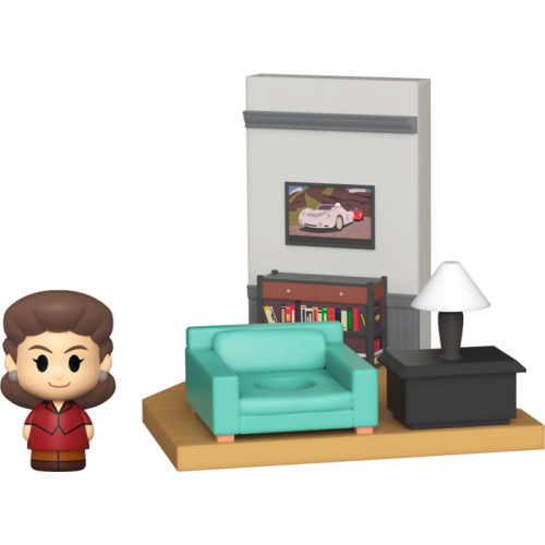 Seinfeld - Elaine Benes with Jerry’s Apartment Diorama Mini Moments Vinyl Figure