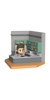 Seinfeld - Kramer with Jerry’s Apartment Diorama Mini Moments Vinyl Figure