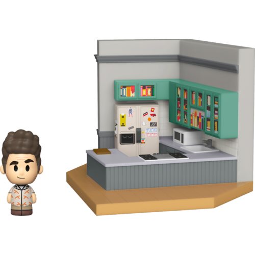 Seinfeld - Kramer with Jerry’s Apartment Diorama Mini Moments Vinyl Figure