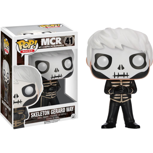 My Chemical Romance - Gerard Way The Black Parade Skeleton Face Pop! Vinyl Figure