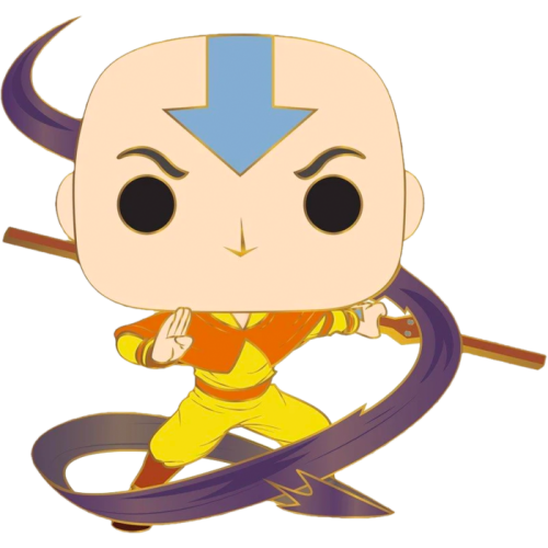 Avatar The Last Airbender - Aang  4 Inch Pop! Enamel Pin