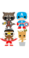 Captain America - Falcon 4 Inch Pop! Enamel Pin