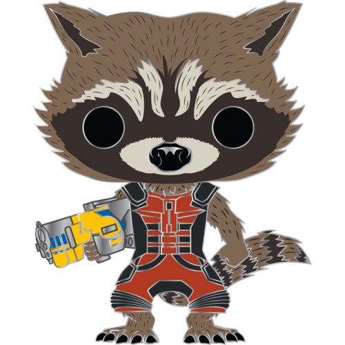 Guardians of the Galaxy: Vol. 2 - Rocket Raccoon 4 Inch Vinyl Enamel Pin