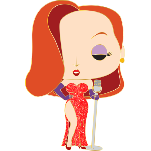 Roger Rabbit - Jessica Rabbit  4 Inch Pop! Enamel Pin