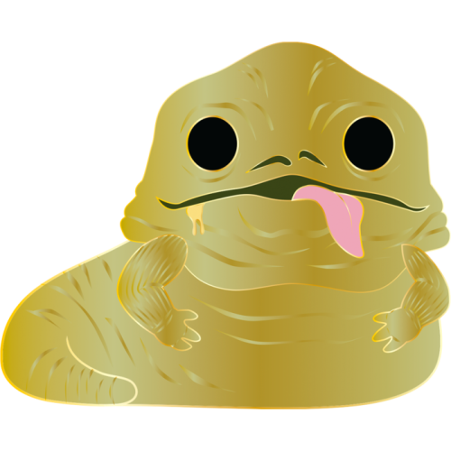 Star Wars - Jabba the Hutt 4 Inch Pop! Enamel Pin