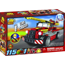 Action Town - 115 Piece Fire Squad Construction Set