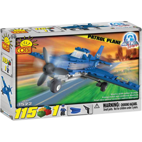 Action Town - 115 Piece Patrol Plane Construction Set