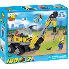 Action Town - 160 Piece Construction Drill Construction Set