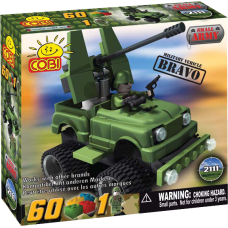 Small Army - 60 Piece Bravo Military Vehicle Construction Set