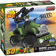 Small Army - 60 Piece Delta Military Vehicle Construction Set