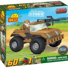 Small Army - 60 Piece Storm Military Vehicle Construction Set