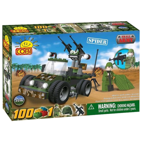 Small Army - 100 Piece Vehicle Spider