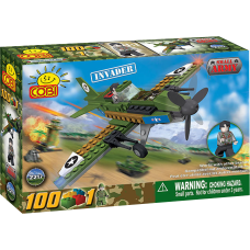 Small Army - 100 Piece Invader Plane Military Aircraft Construction Set