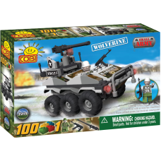 Small Army - 100 Piece Wolverine Military Vehicle Construction Set