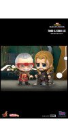 Thor 3: Ragnarok - Thor & Stan Lee Cameo Cosbaby (S) Hot Toys Figure 2-Pack