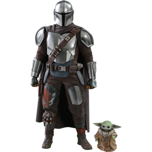 Star Wars: The Mandalorian - The Mandalorian & The Child (Baby Yoda) Deluxe 1/6th Scale Hot Toys Action Figure 2-Pack