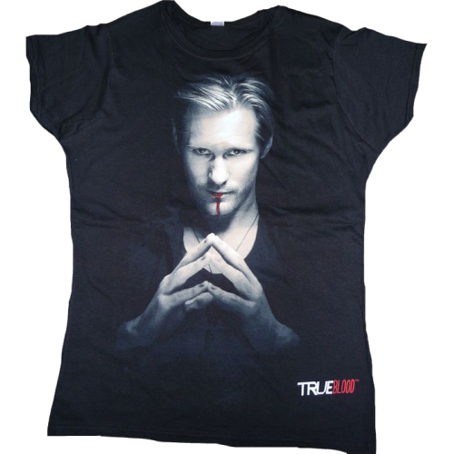 True Blood - Eric Northman Portrait Black Female T-Shirt