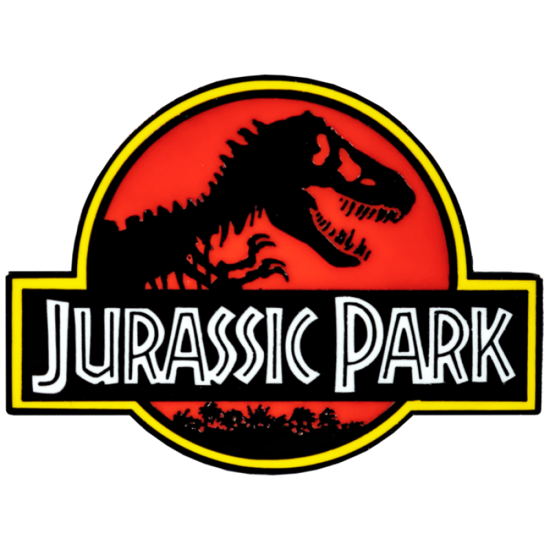 Jurassic Park Jurassic Park Logo Enamel Pin 