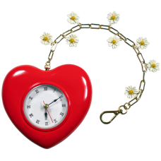 The Wizard of Oz - Tin Man Heart-Shaped Clock Prop Replica