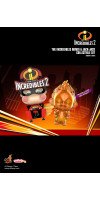 Incredibles 2 - Movbi and Jack-Jack Cosbaby 3.5-5 Inch Hot Toys Bobble-Head Figure 2-Pack