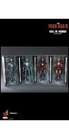 Iron Man 3 - Hall of Armor 1/6th Scale Hot Toys Action Figure Diorama Accessory (Set of 4)