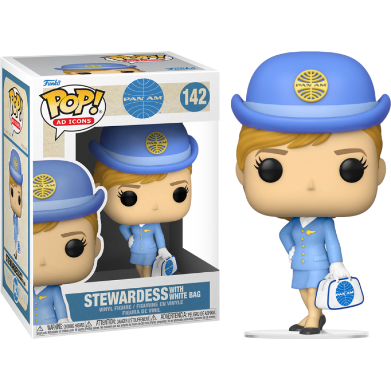 Pan Am - Stewardess with White Bag Pop! Vinyl Figure