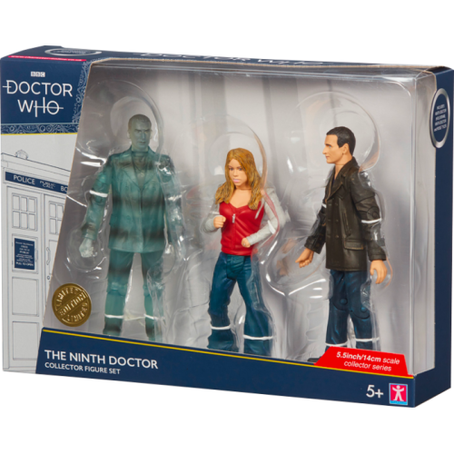 Doctor Who - The Ninth Doctor, Rose Tyler and The Ninth Doctor (Hologram) Collector Series 5.5 Inch Scale Action Figure 3-Pack