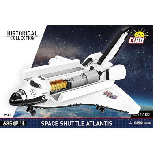 Cobi - Space Shuttle Atlantis Model (685 pieces)