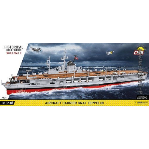 WW2 - Aircraft Carrier Graf Zeppelin 3136 pcs