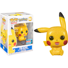 Pokemon - Pikachu Sitting Diamond Glitter Pop! Vinyl Figure (2021 Festival of Fun Convention Exclusive)