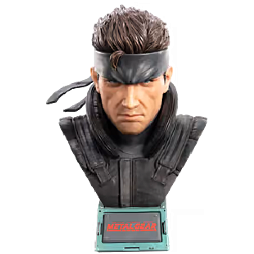 Metal Gear Solid - Solid Snake 1:1 Scale Life-Size Bust