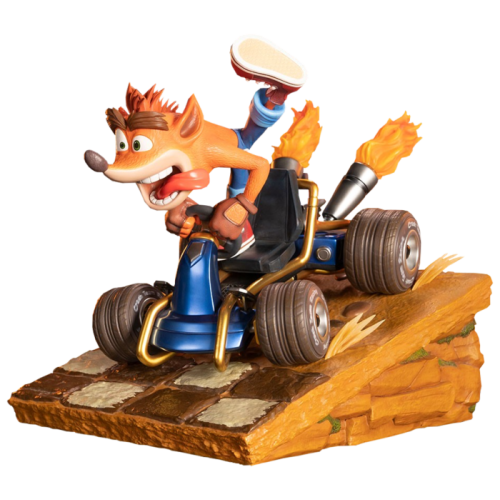 Crash Team Racing: Nitro-Fueled - Crash in Kart 12 Inch Statue