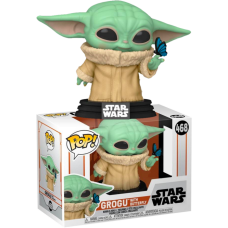 Star Wars: The Mandalorian - Grogu with Butterfly US Exclusive Pop! Vinyl [RS]