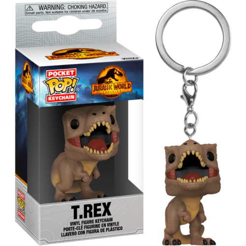 Jurassic World: Dominion - T- Rex Pocket Pop! Vinyl Keychain