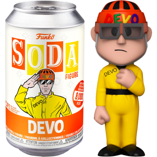 Devo - Satisfaction Vinyl SODA Figure in Collector Can