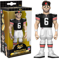 NFL Football - Baker Mayfield Cleveland Browns 5” Gold Premium Vinyl Figure