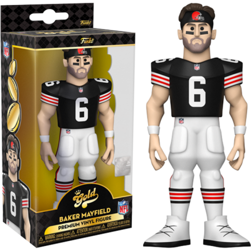 NFL Football - Baker Mayfield Cleveland Browns 5” Gold Premium Vinyl Figure