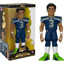 NFL Football - Russel Wilson Seattle Seahawks 12" Gold Premium Vinyl Figure
