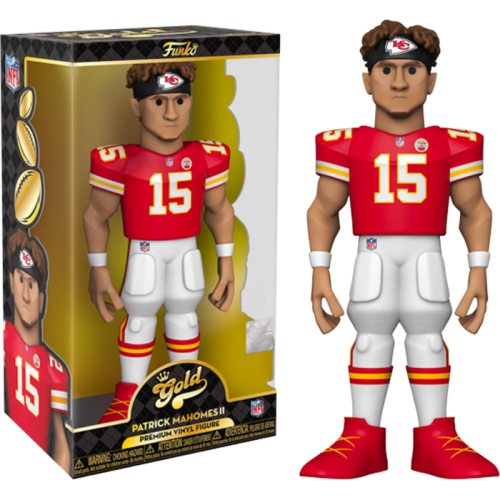 NFL Football - Patrick Mahomes Kansas City Chiefs 12" Gold Premium Vinyl Figure