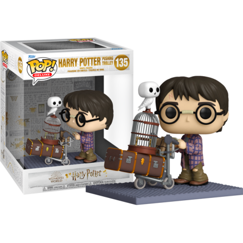 Harry Potter - Harry Potter Pushing Trolley 20th Anniversary Deluxe Pop! Vinyl Figure