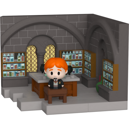 Harry Potter - Ron Weasley with Potions Class Diorama Mini Moments Vinyl Figure