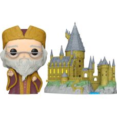 Harry Potter - Albus Dumbledore with Hogwarts 20th Anniversary Pop! Town Vinyl Figure