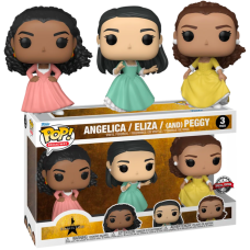 Hamilton - Angelica, Eliza and Peggy Schuyler Sisters Pop! Vinyl Figure 3-Pack