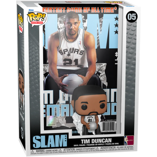 NBA: Basketball - Tim Duncan SLAM Pop! Magazine Cover Vinyl Figure