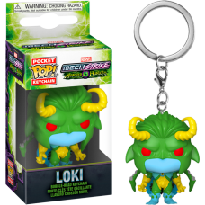 Marvel Mech Strike: Monster Hunters - Loki Pocket Pop! Vinyl Keychain
